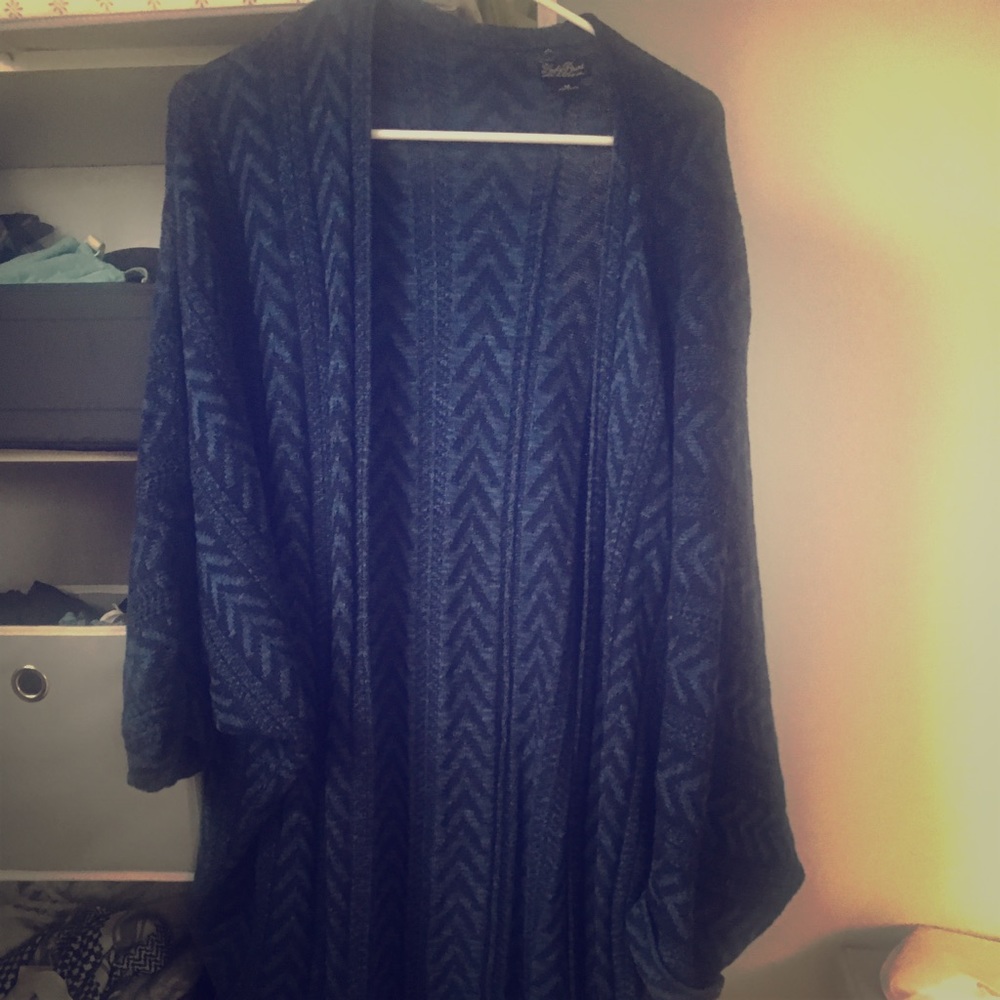 Lucky long open cardigan